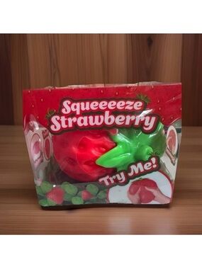 Strawberry squishy. Feels like a needoh